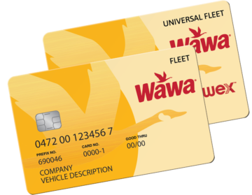 Wawa Fleet Fuel Cards Stacked